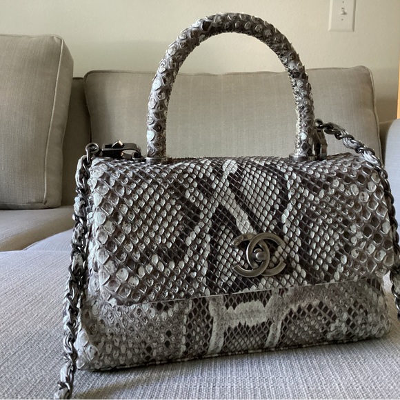 Authentic Chanel python - Picture 5 of 16